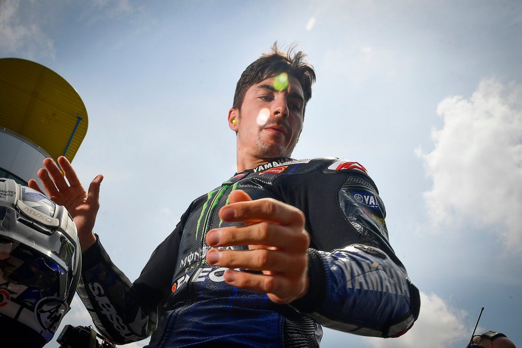 Vinales apologizes to Yamaha after vandalism and suspension