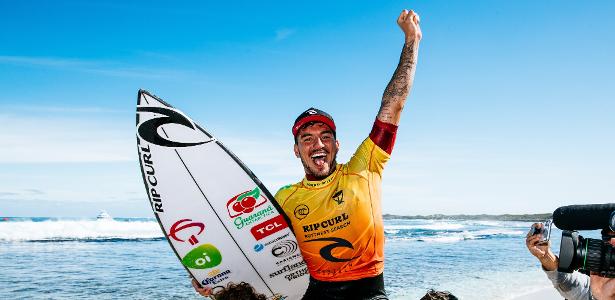 Gabriel Medina is only two rounds away from being a three-time world champion