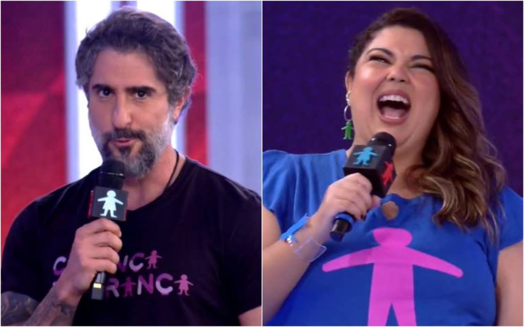 Marcus Mayon Appears as Presenter on Globo & Fabiana Carla Live Jokes · TV News