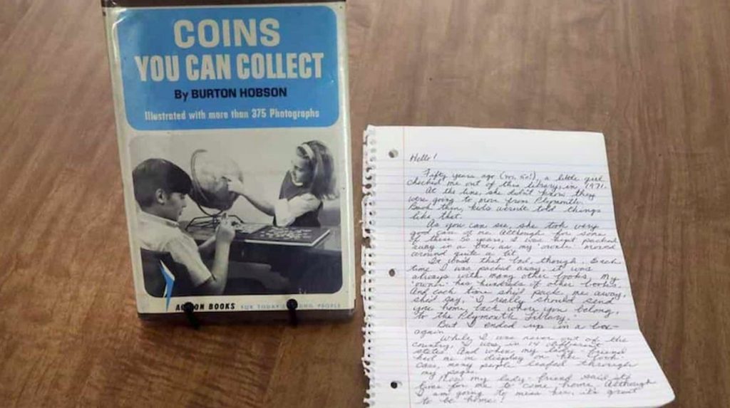 The book was returned to the American Library 50 years late  The world