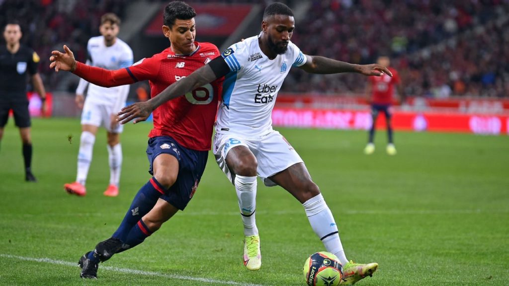 Gerson left the field angry, Olympique lost to Lille and relegated to fifth