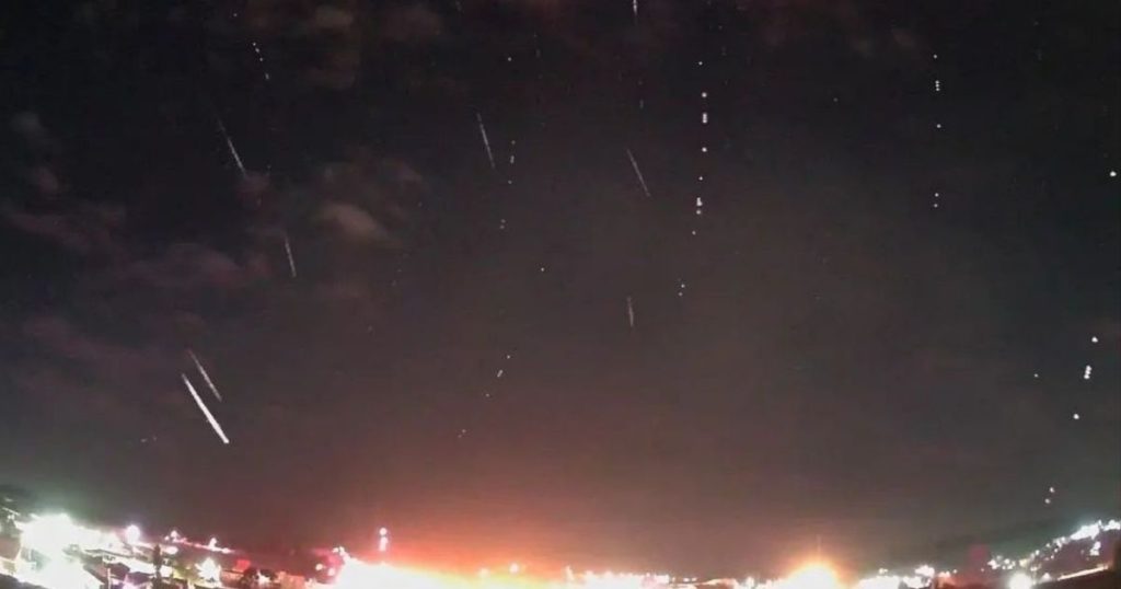 Video - A meteor shower with debris from Comet Halley was seen in Santa Catarina