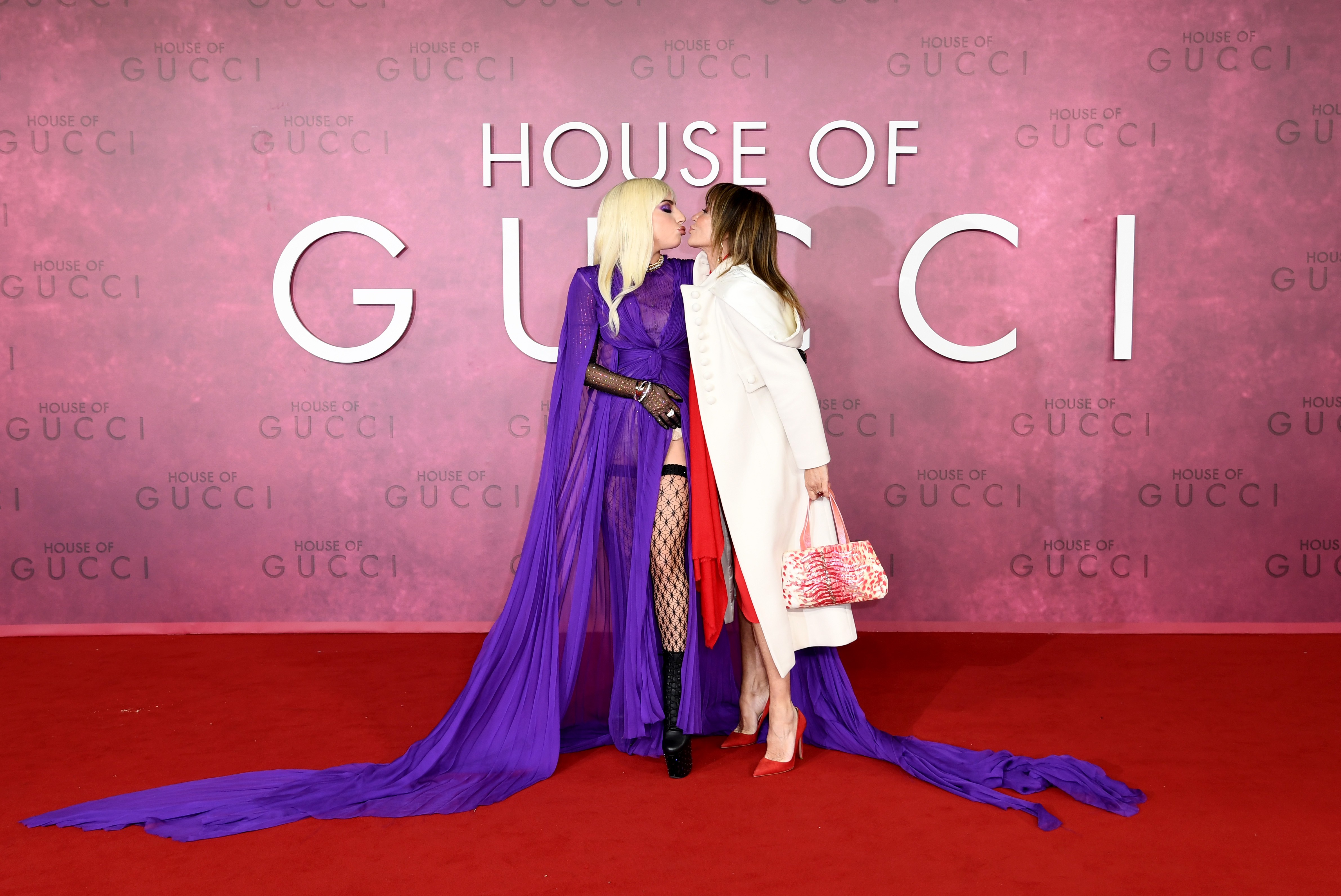 London, England - November 9: Lady Gaga and Giannina Fasio attended the UK premiere of the movie. "Gucci House" At Odeon Luxe Leicester Square on November 09, 2021 in London, England.  (Photo by Gareth Cattermole/Getty Images for Metro-Goldwyn-Mayer Studios and Un (Foto: Gareth Cattermole/Getty Images f)