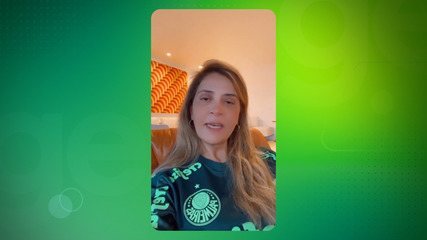 Leila Pereira, the new president of Palmeiras, spreads the end of the year message to the fans
