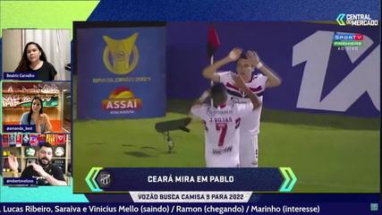 Central de Mercado: Ciara is trying to sign striker Pablo from Sao Paulo