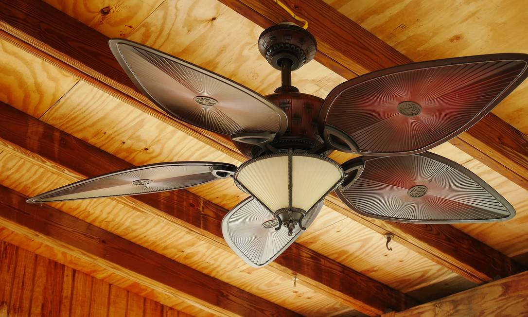 Using the ceiling fan for 8 hours per day generates an expenditure of only R$18 per month.  However, it is important to avoid leaving the appliance turned on when no one is in the room.  When buying, remember that the larger the diameter of the fans, the higher the power consumption.  Photo: Pixabay