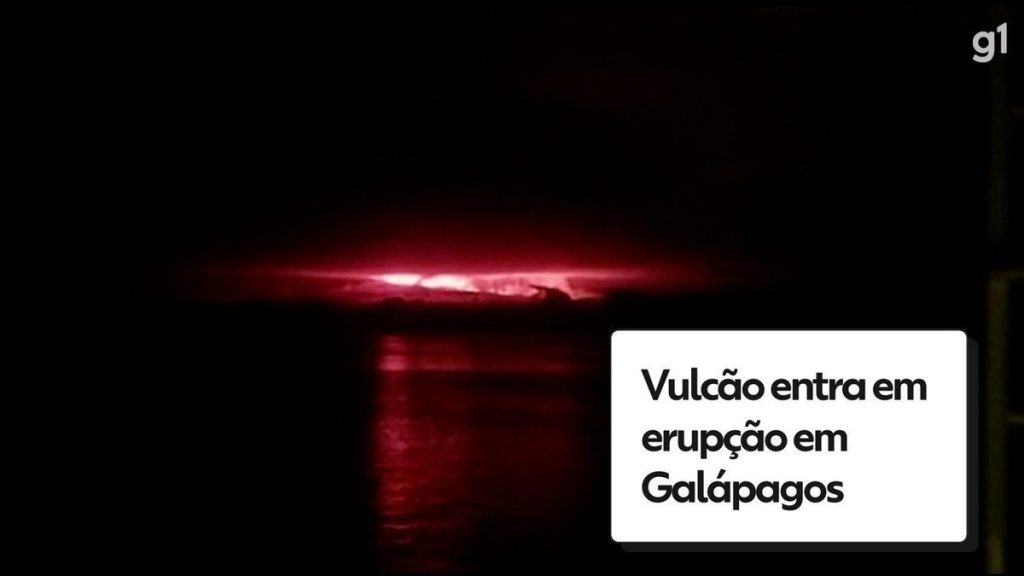 Volcano eruption in the Galapagos.  See photos and videos |  Globalism