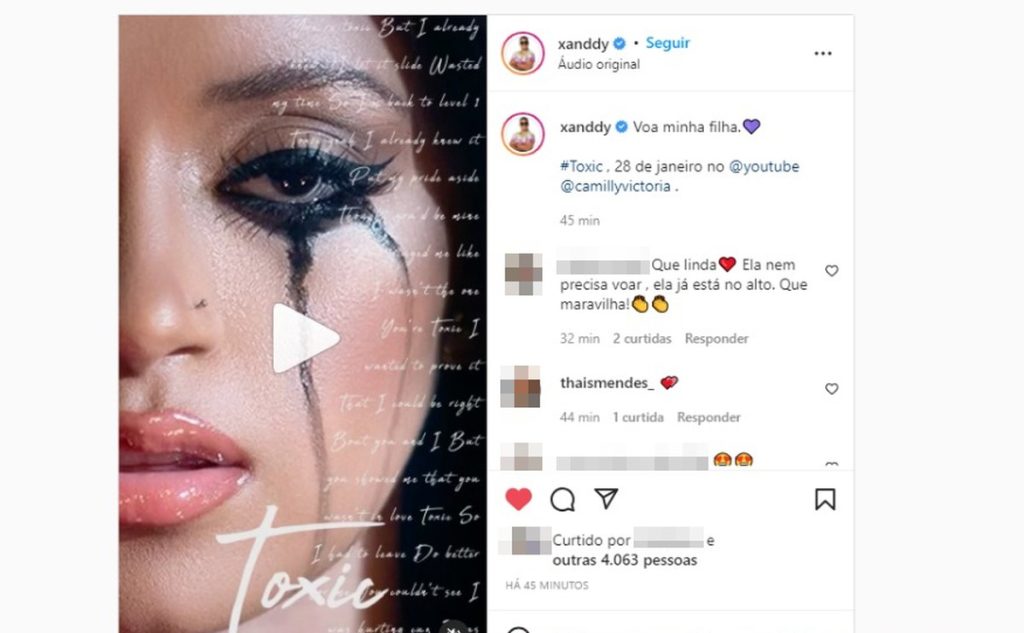 Xanddy celebrates the announcement of his daughter's new song in the US and Brazil: 'Voa' |  Bahia