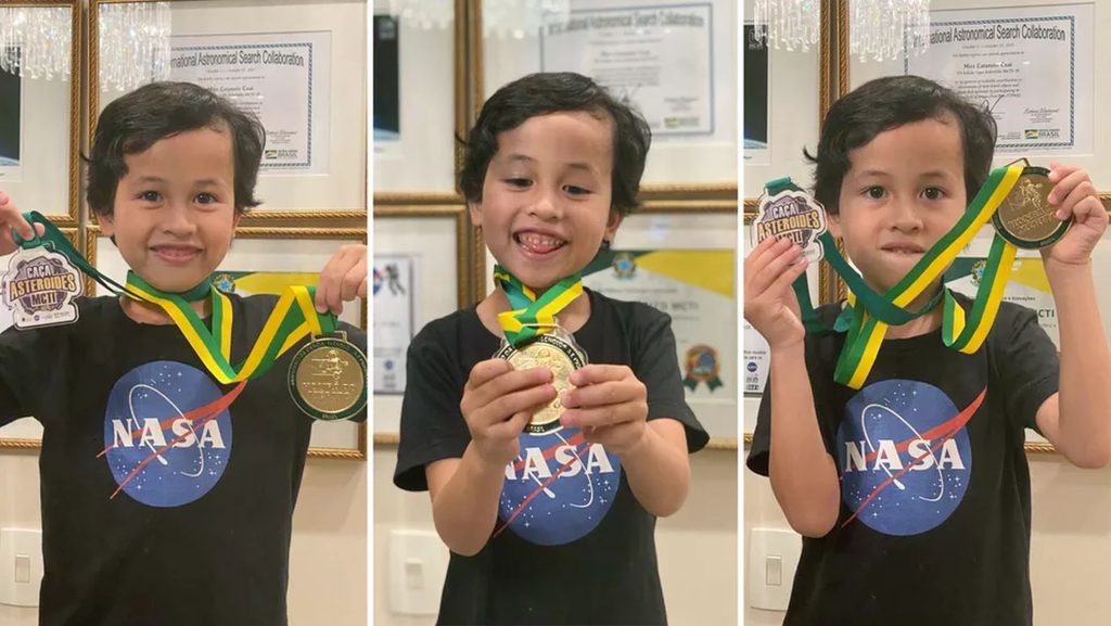 5-year-old Brazilian is mapping asteroids for a NASA project