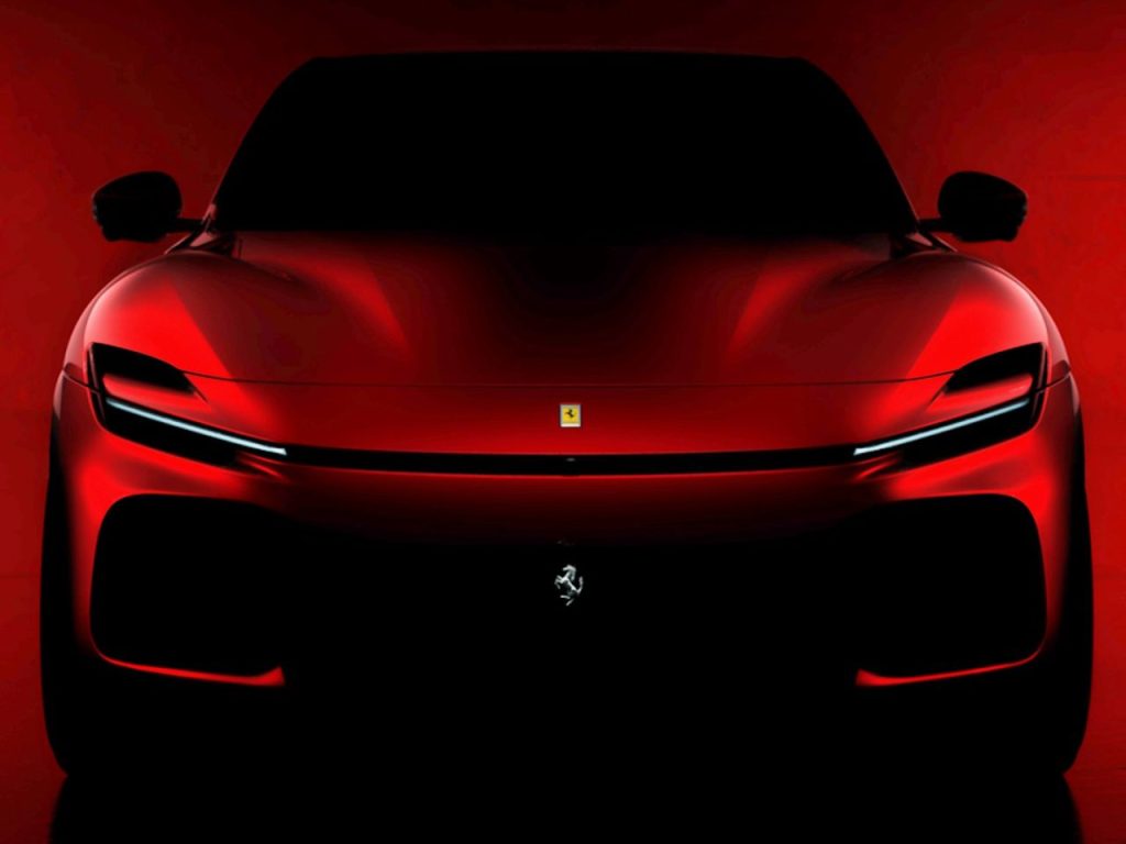 Ferrari divulga primeira imagem oficial de seu SUV