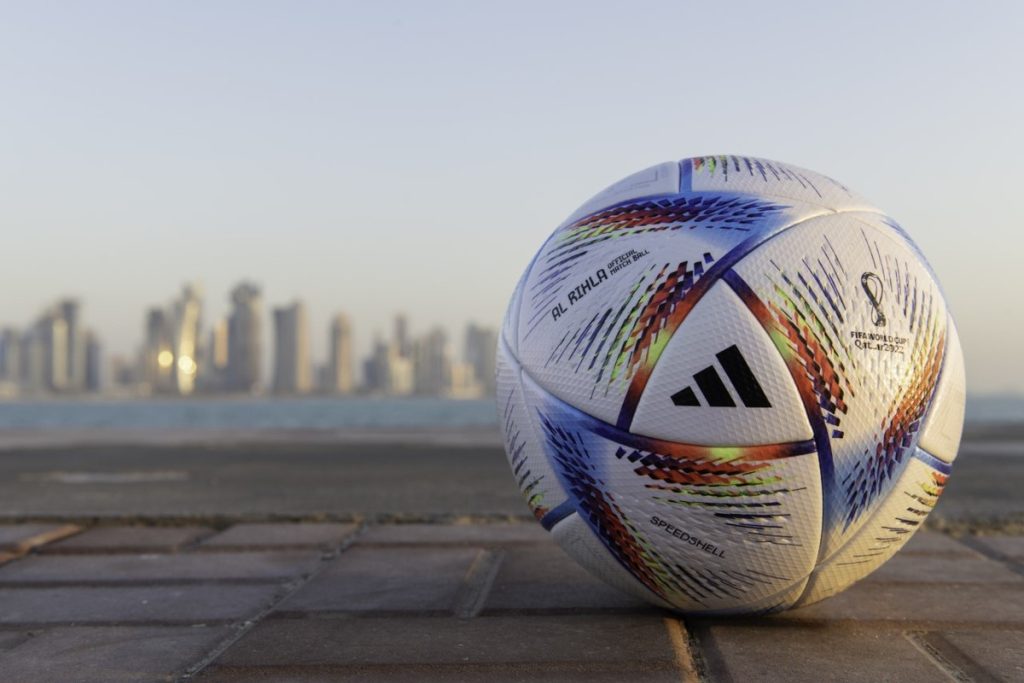 Flight throw, Qatar World Cup ball.  see pictures |  world Cup