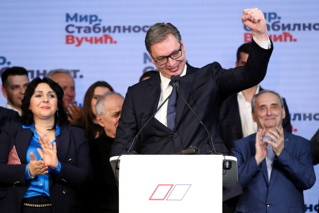 Aleksandar Vucic, incumbent president, declares victory in Serbian elections |  World