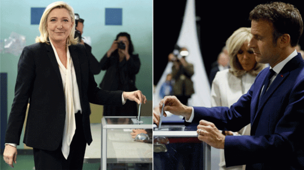 Macron and Le Pen vote in the second round of the French presidential elections |  Globalism