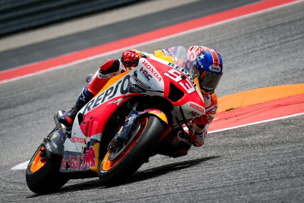 Marquez laments initial mechanical problem in US: "Success is possible"