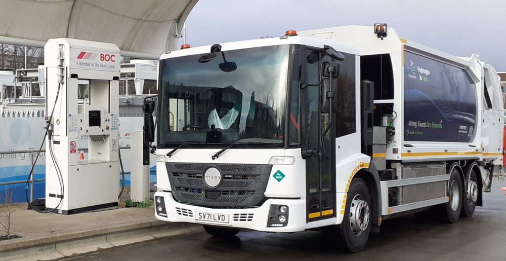 The Allison gearbox is the UK's first hydrogen-powered waste collection vehicle