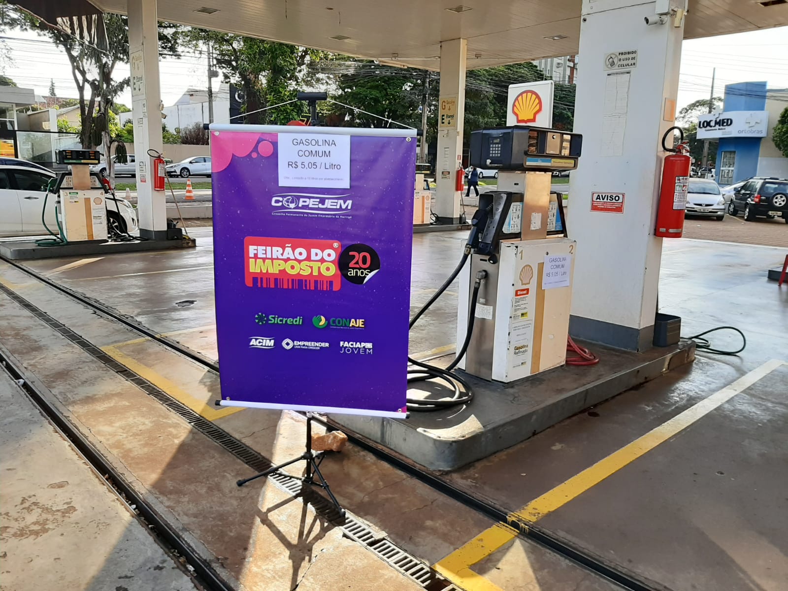 Maringaenses are lined up to fill tax-free gasoline