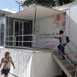 The mammography cart is in Largo do Rosário, in Mogi das Cruzes, until next Friday