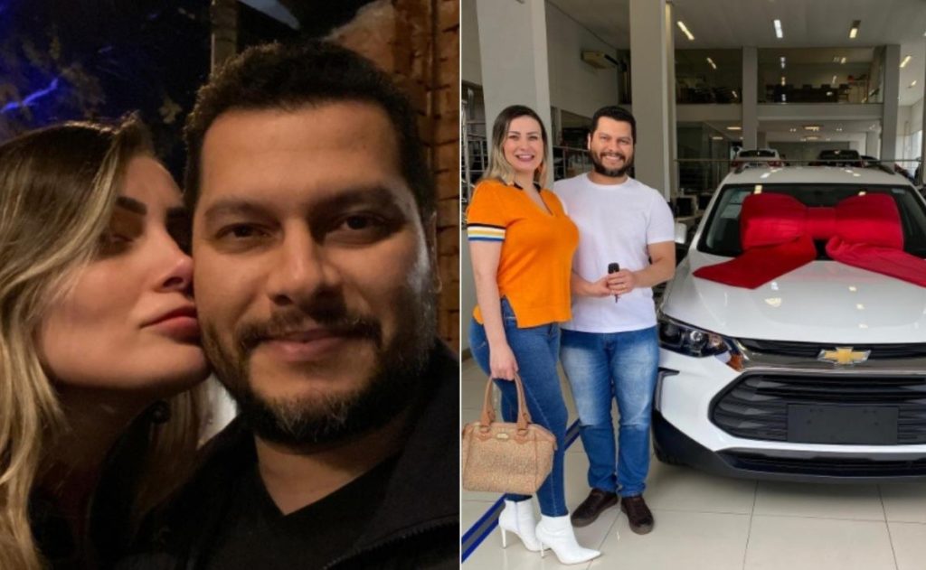 Andressa Urach opens her pocket and offers her husband a car worth 110,000 Brazilian reais: "Look how beautiful it is!"