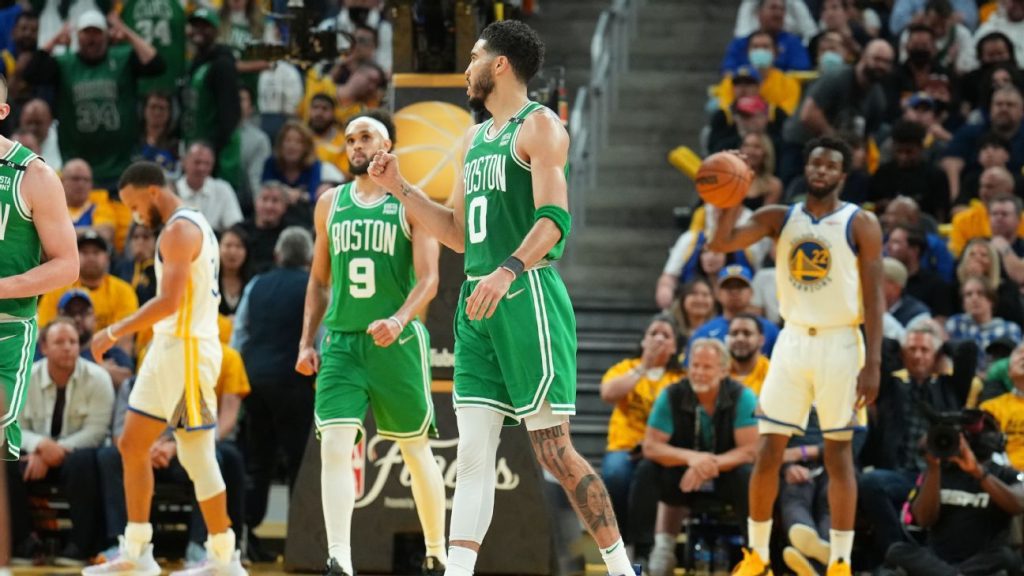 Boston Celtics achieve 'perfect' fourth period, beat historic Curry night, beat Golden State Warriors to open 1-0