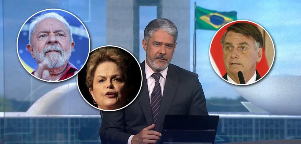 www.brasil247.com - Lula, Dilma Rousseff, William Bonner e Jair Bolsonaro